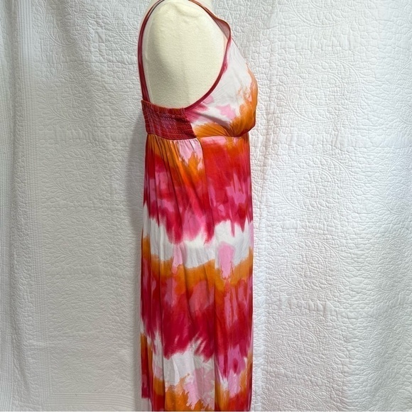 Inc Womens Tie Dye Boho Beach Sleeveless Maxi Dress, Size 4p - Picture 2 of 11